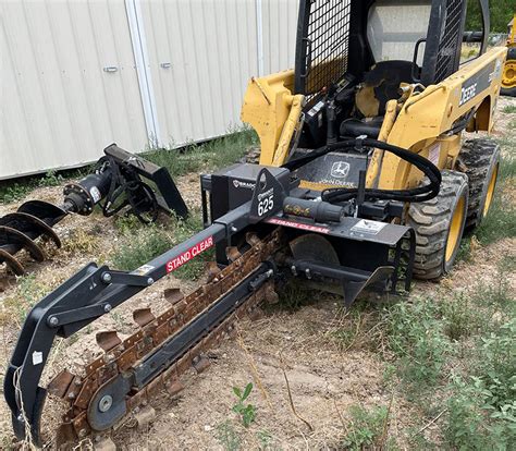 rent skid steer attachments houston tx|skid steer trencher attachment rental.